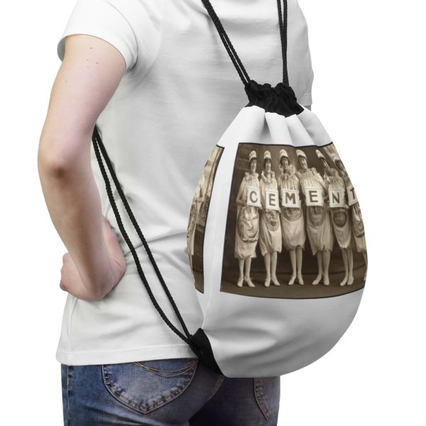 Cement Girls Drawstring Bag - Image 3