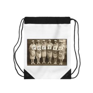 Poetry Girls Drawstring Bag