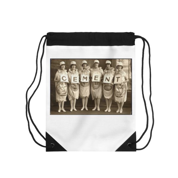 Cement Girls Drawstring Bag