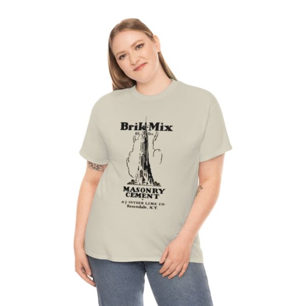 Brik-Mix Unisex Heavy Cotton Tee - Image 3