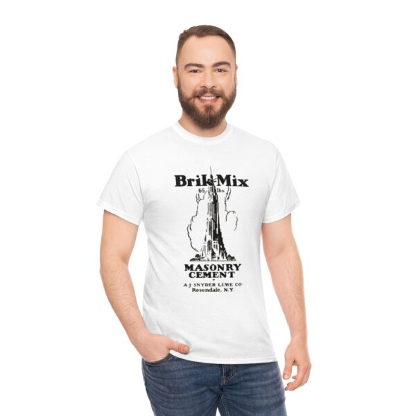 Brik-Mix Unisex Heavy Cotton Tee - Image 9